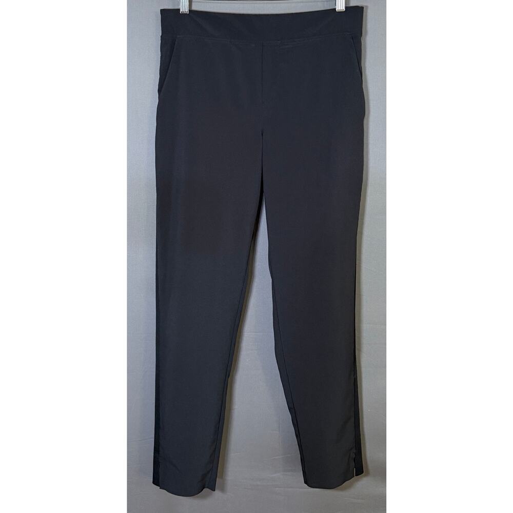 Athleta Brooklyn Ankle Pant Black Size 10 Stretch Travel Workwear